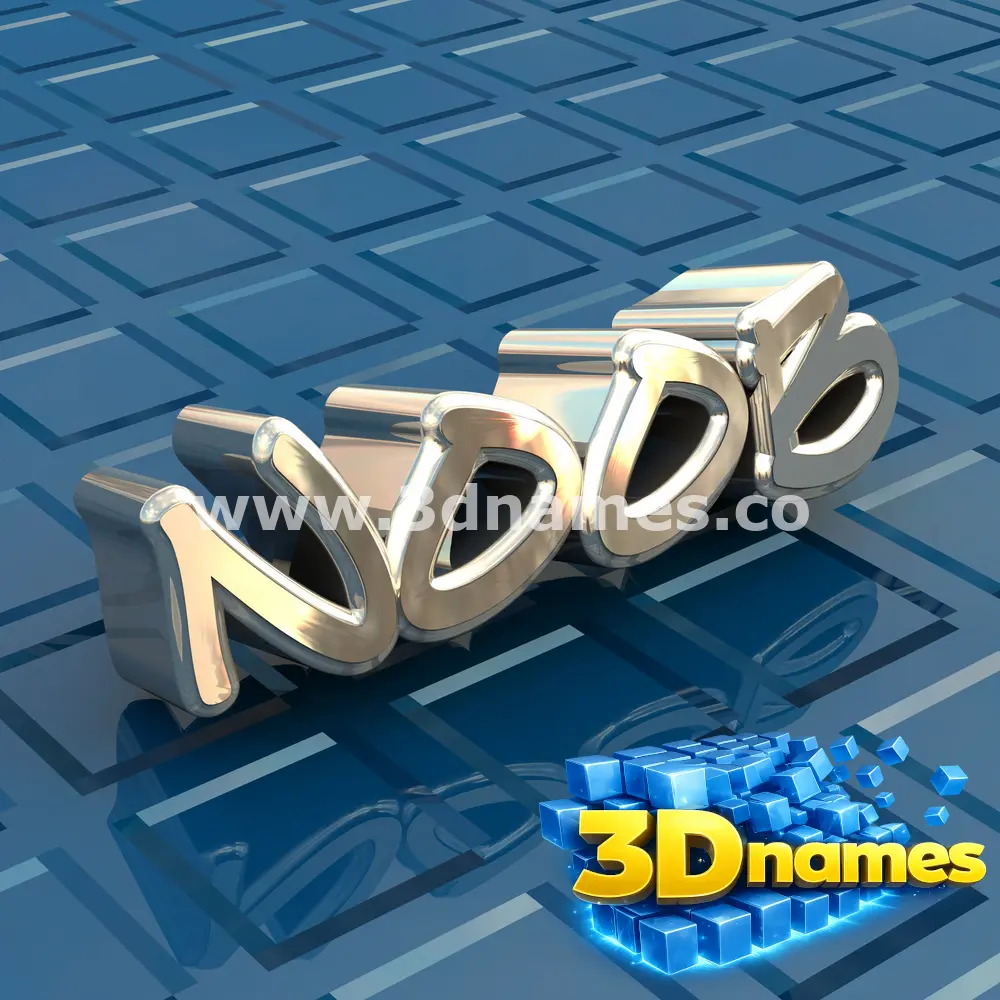 noob in Blue Bling style - 3D name wallpaper
