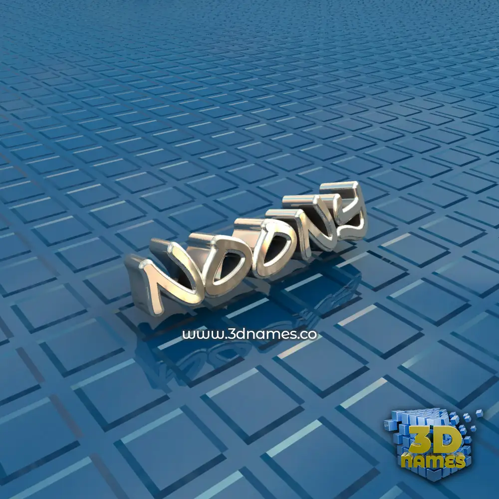 noony in Blue Bling style - 3D name wallpaper