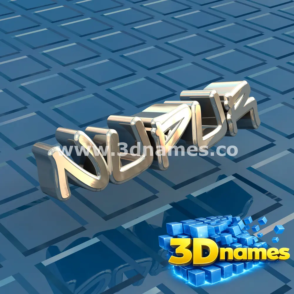 nupur in Blue Bling style - 3D name wallpaper