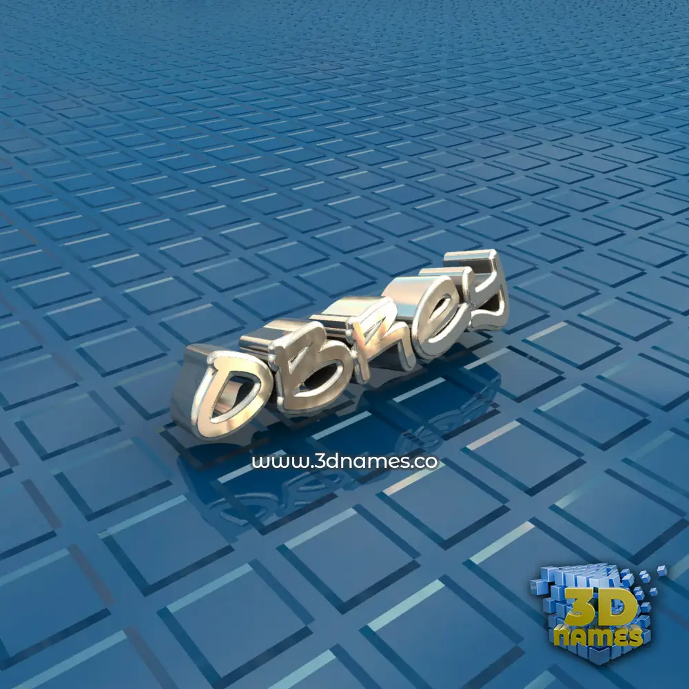 obrey in Blue Bling style - 3D name wallpaper