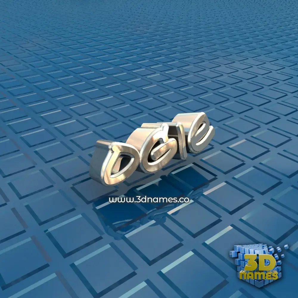 ogie in Blue Bling style - 3D name wallpaper
