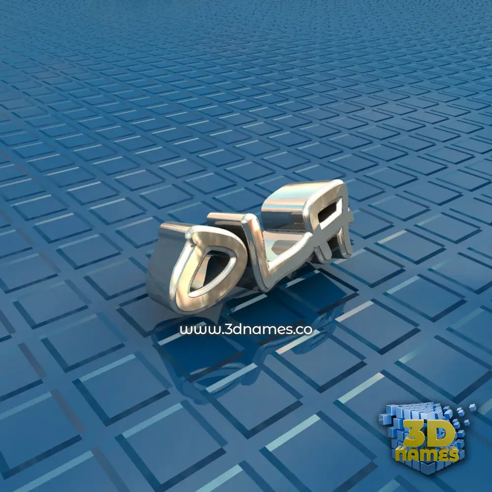 ola in Blue Bling style - 3D name wallpaper