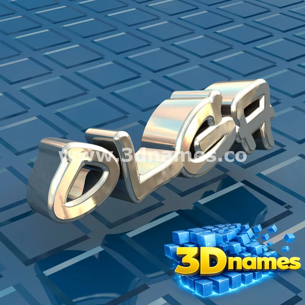 olga in Blue Bling style - 3D name wallpaper