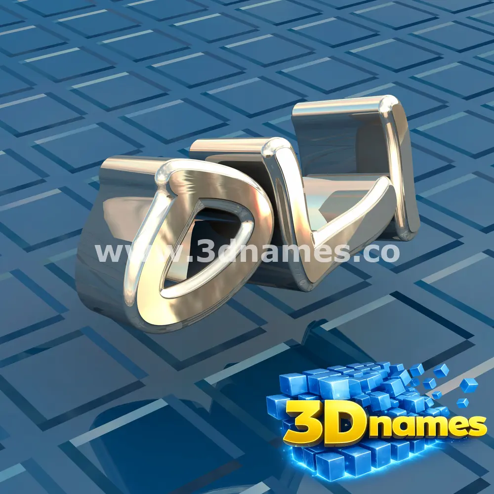 oli in Blue Bling style - 3D name wallpaper