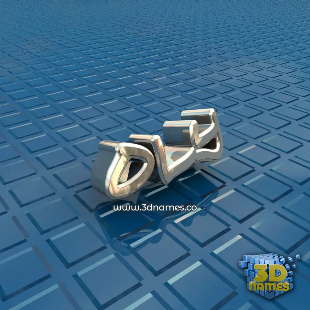 oly in Blue Bling style - 3D name wallpaper