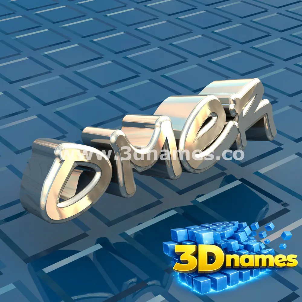 omer in Blue Bling style - 3D name wallpaper