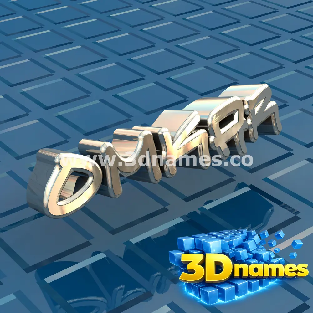 omkar in Blue Bling style - 3D name wallpaper