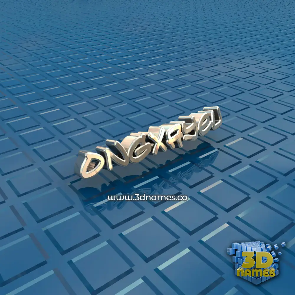 ongxayeu in Blue Bling style - 3D name wallpaper