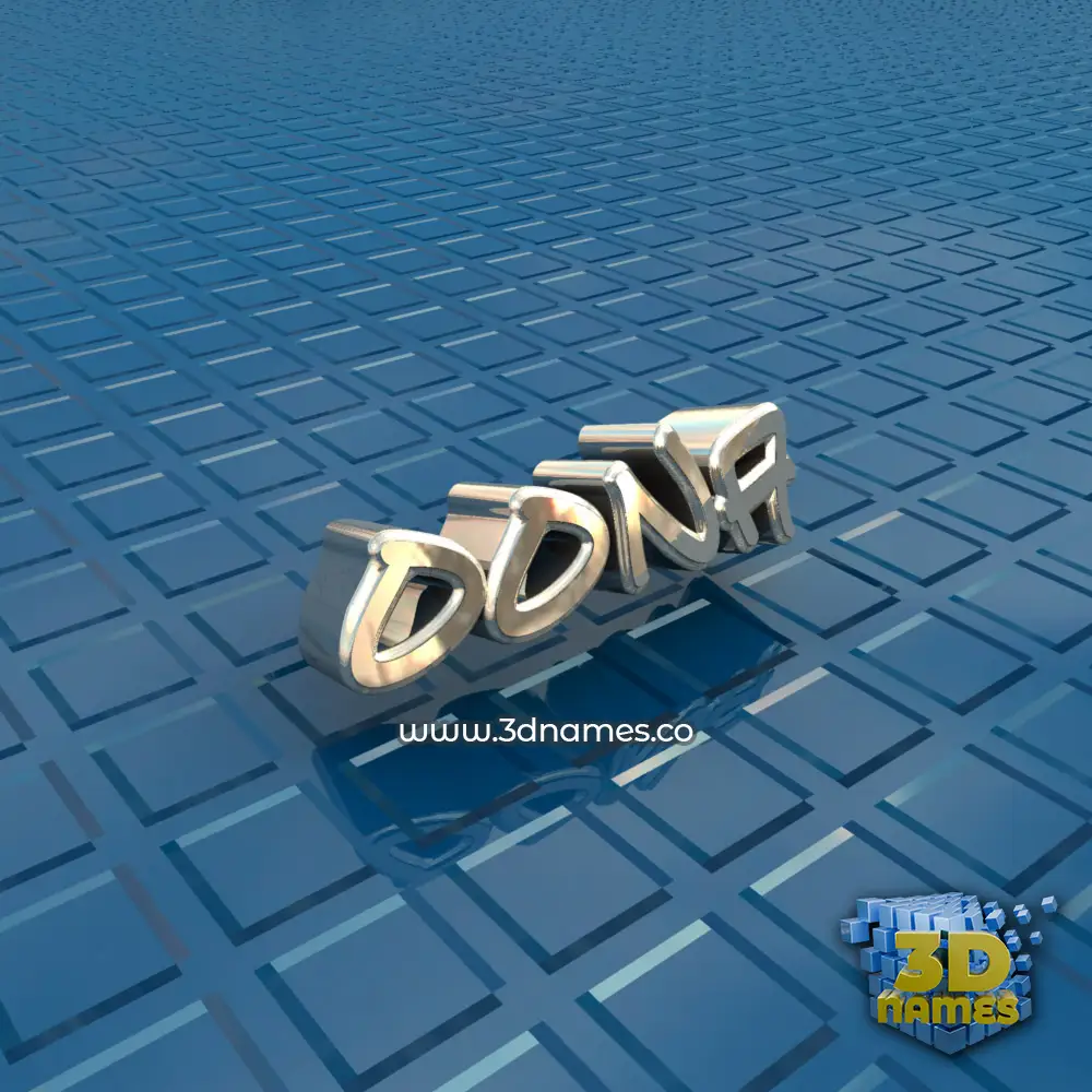 oona in Blue Bling style - 3D name wallpaper