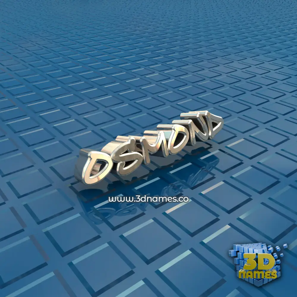 osmond in Blue Bling style - 3D name wallpaper