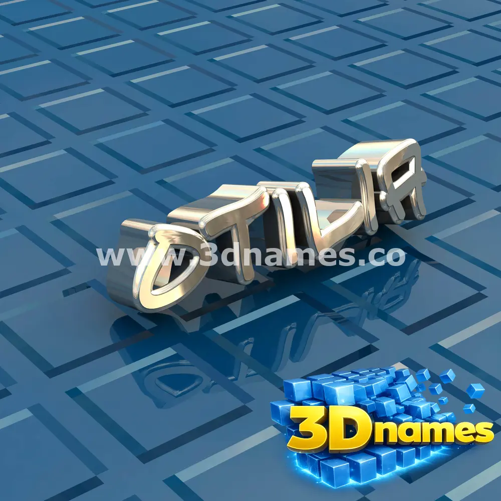 otilia in Blue Bling style - 3D name wallpaper