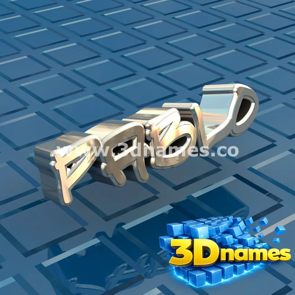 pablo in Blue Bling style - 3D name wallpaper