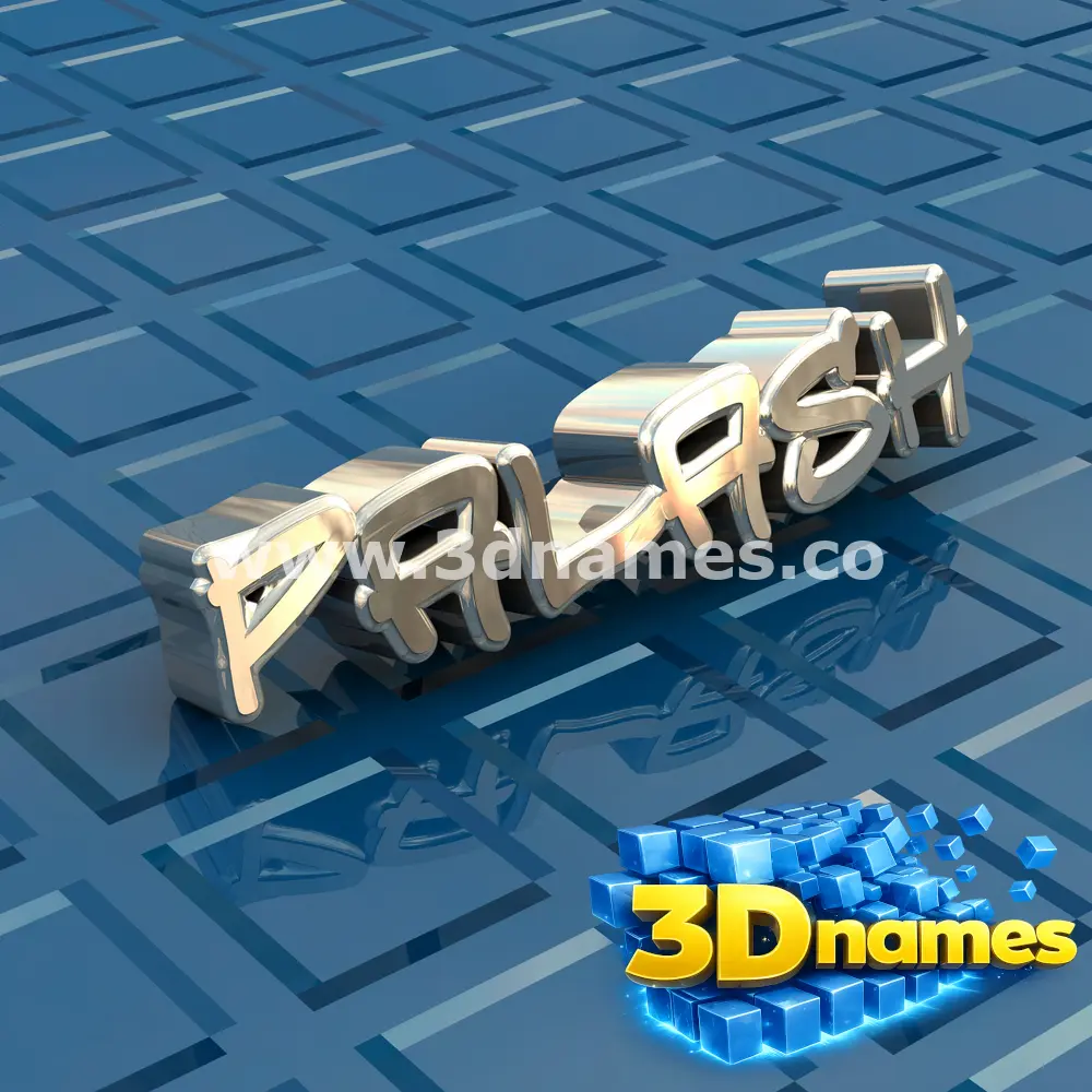 palash in Blue Bling style - 3D name wallpaper