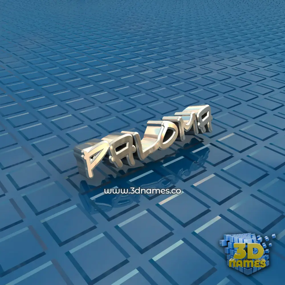 paloma in Blue Bling style - 3D name wallpaper