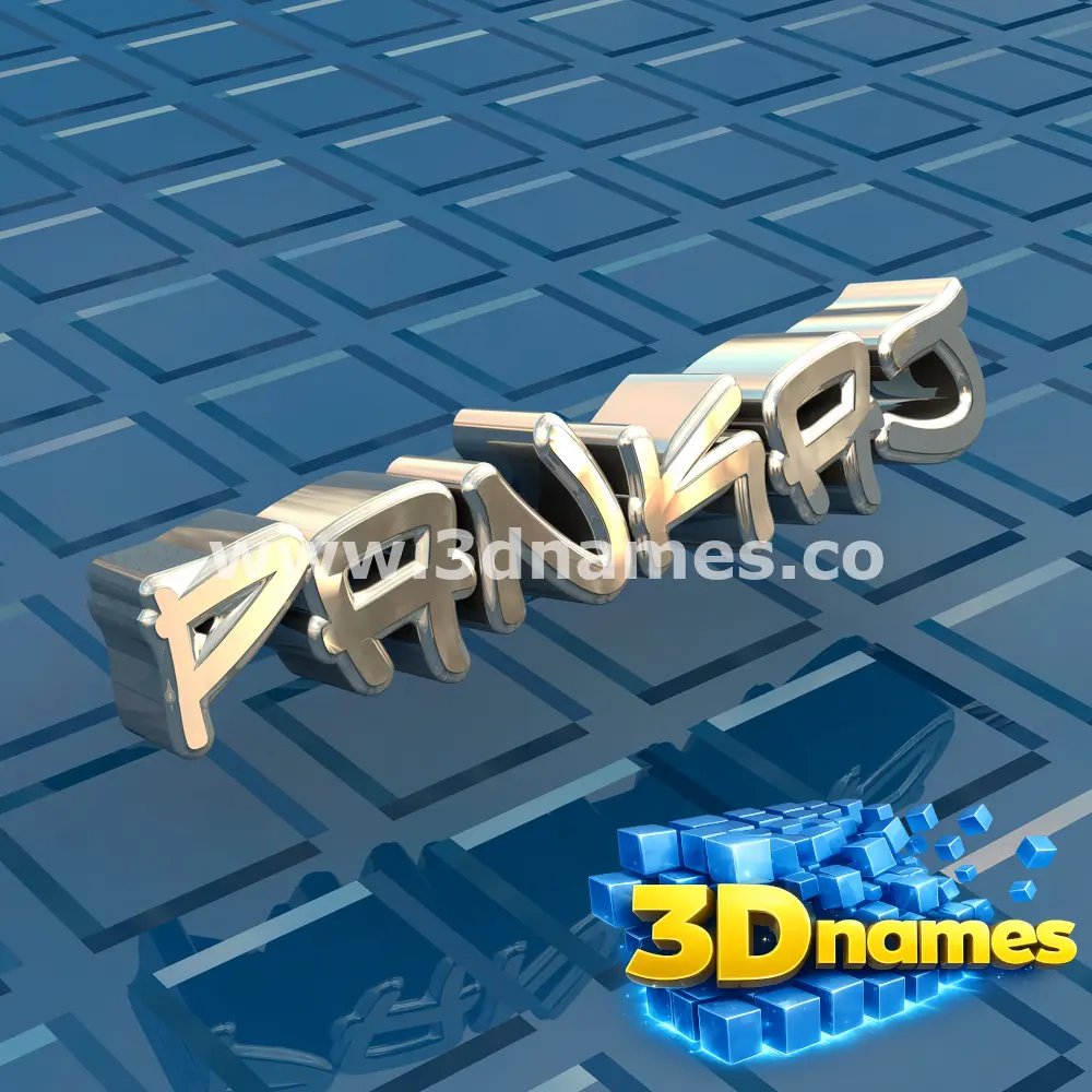 pankaj in Blue Bling style - 3D name wallpaper