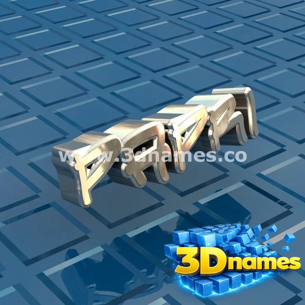 papri in Blue Bling style - 3D name wallpaper