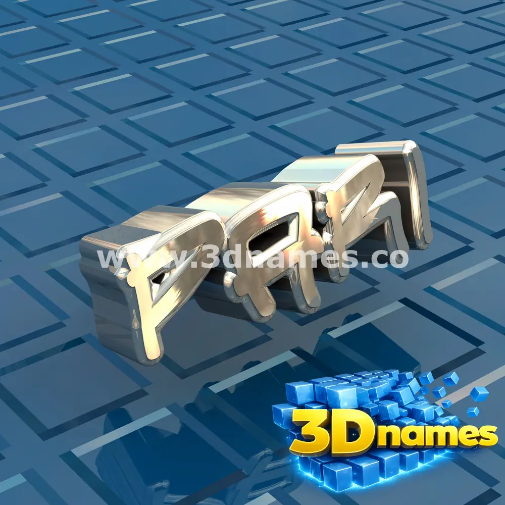 pari in Blue Bling style - 3D name wallpaper