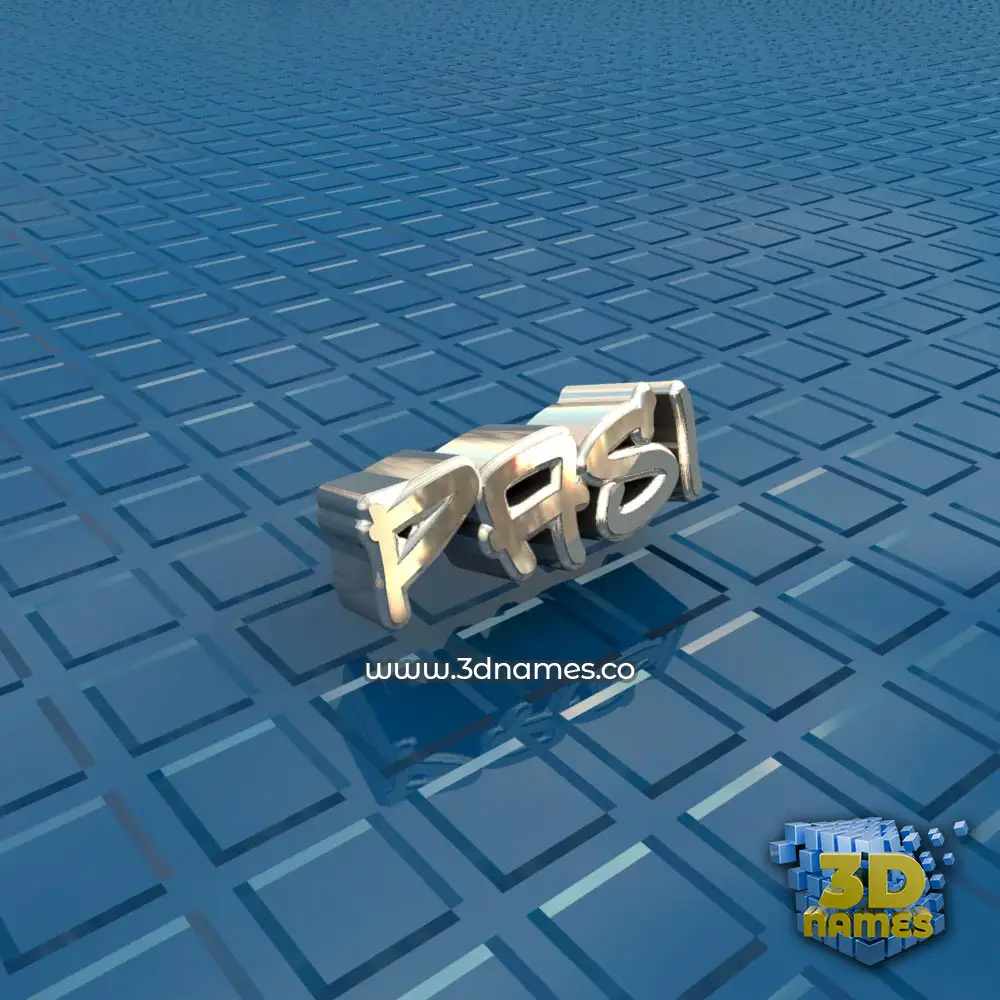 pasi in Blue Bling style - 3D name wallpaper