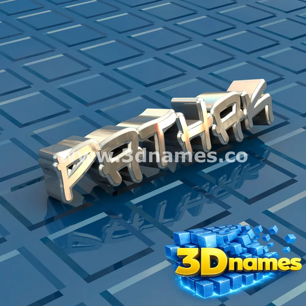 pathak in Blue Bling style - 3D name wallpaper