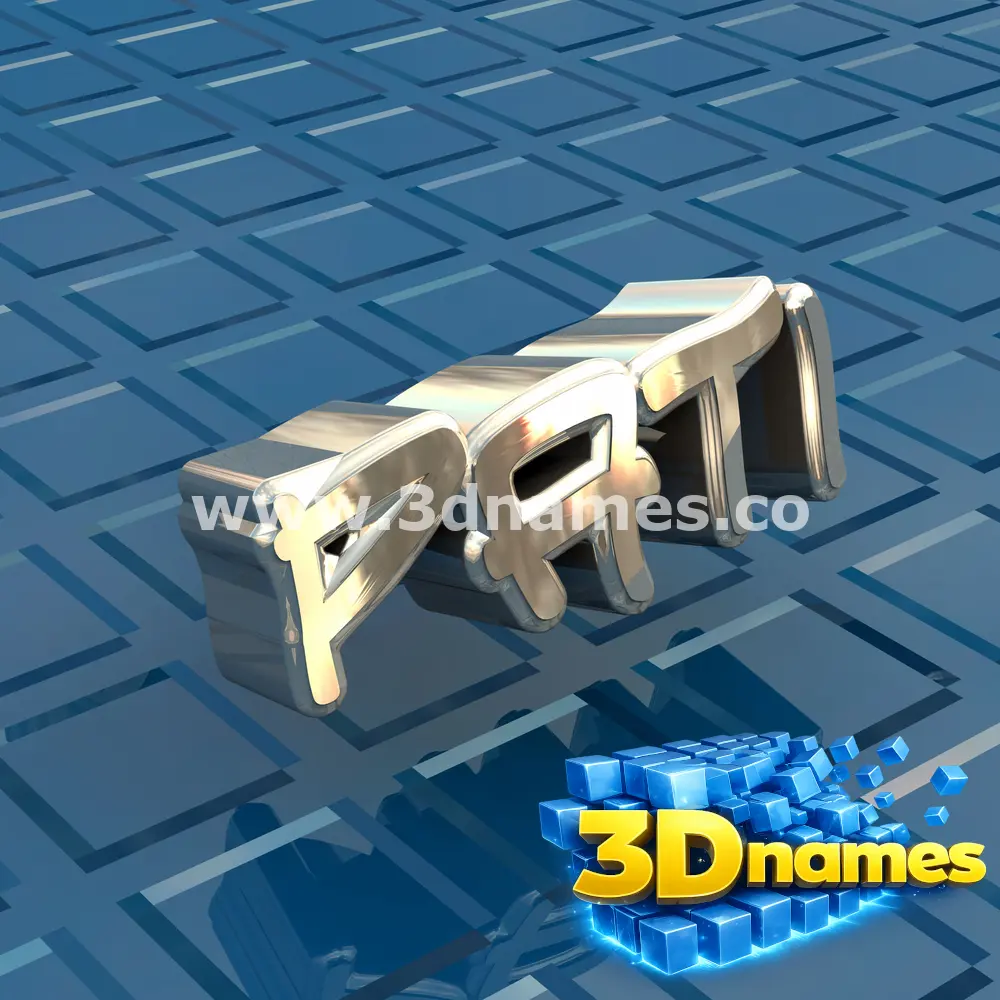 pati in Blue Bling style - 3D name wallpaper