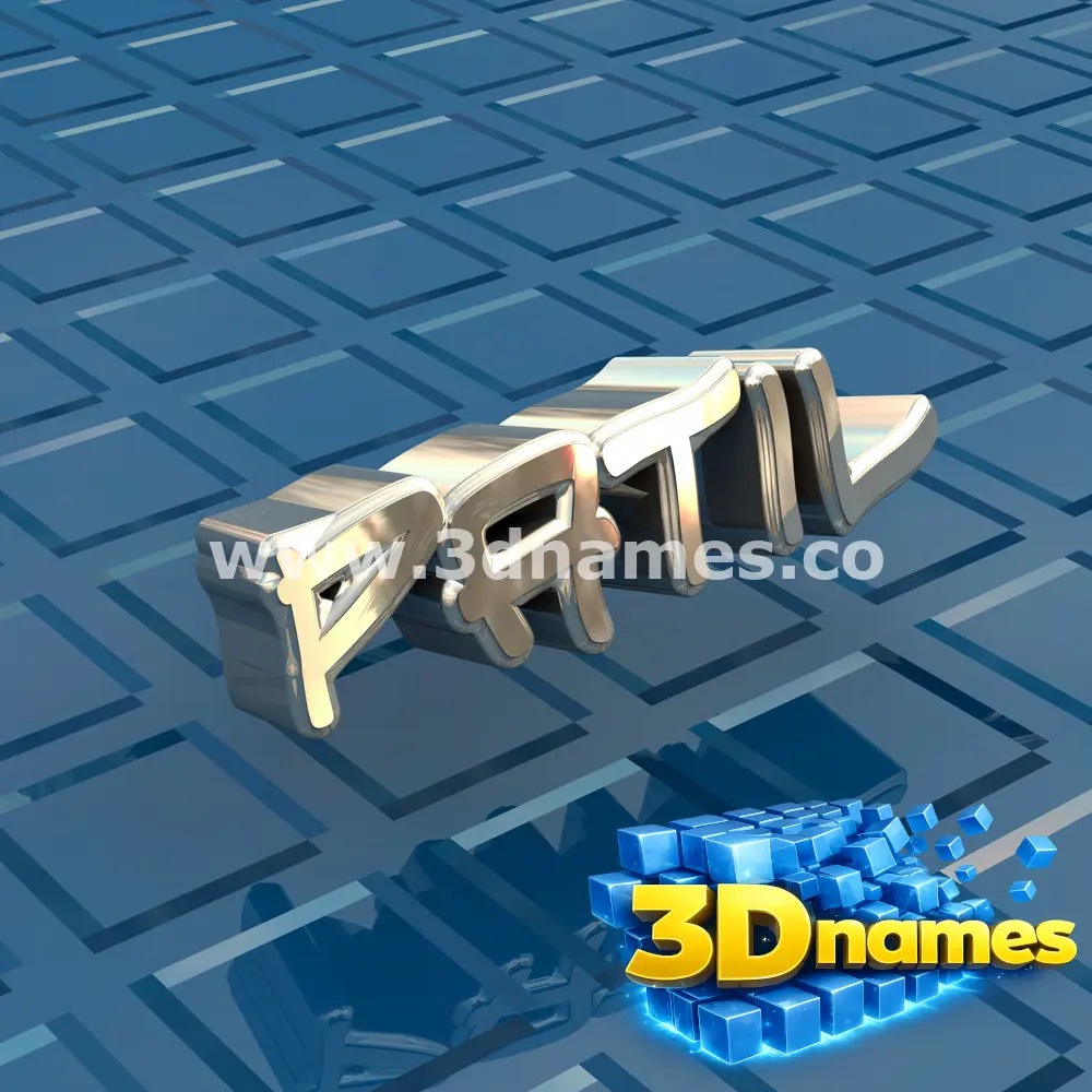 patil in Blue Bling style - 3D name wallpaper