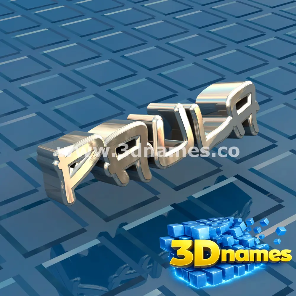 paula in Blue Bling style - 3D name wallpaper