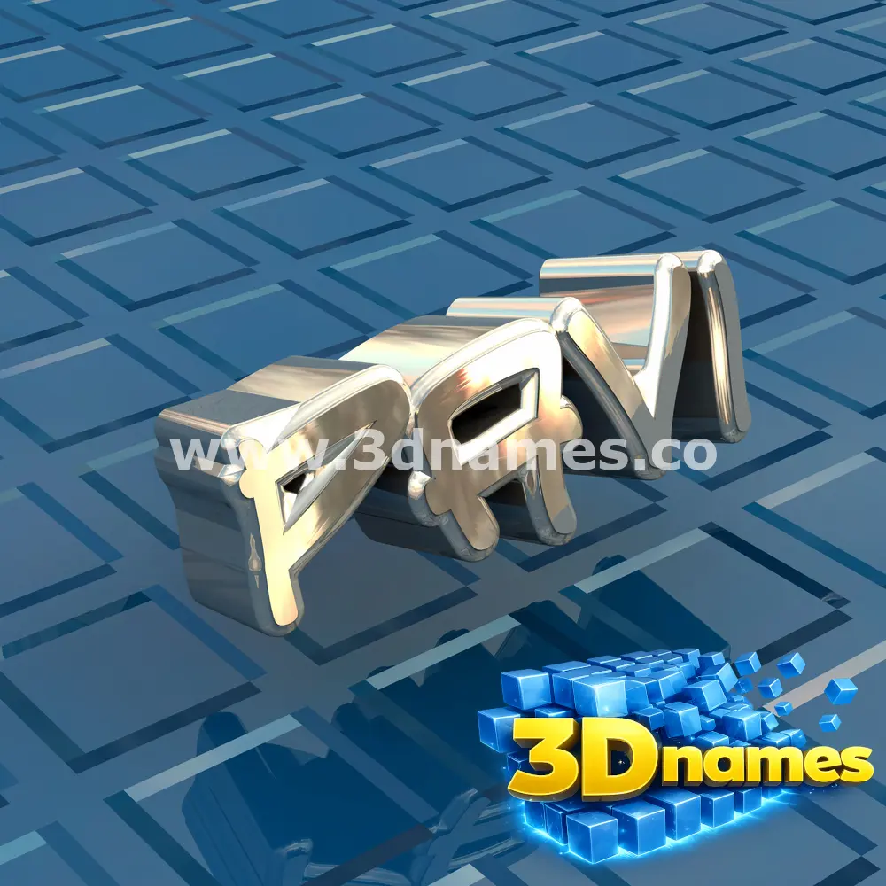 pavi in Blue Bling style - 3D name wallpaper