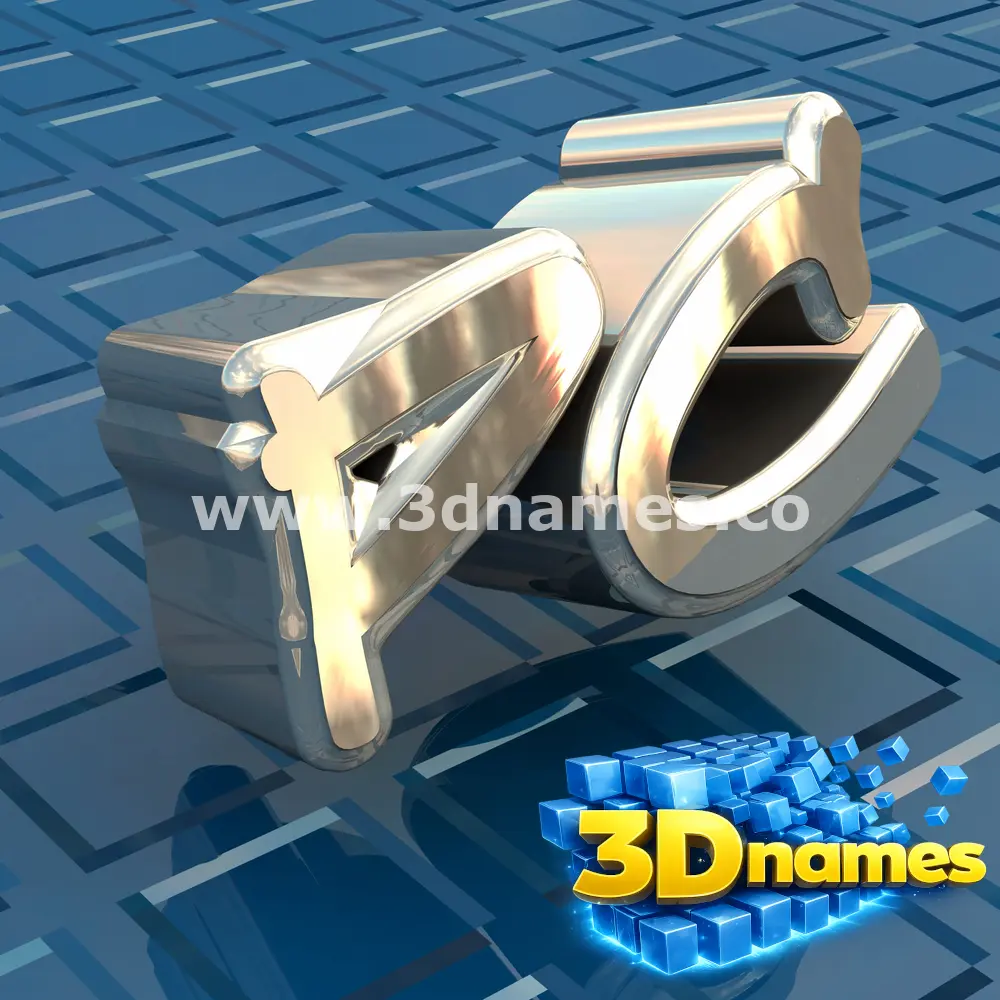 pc in Blue Bling style - 3D name wallpaper