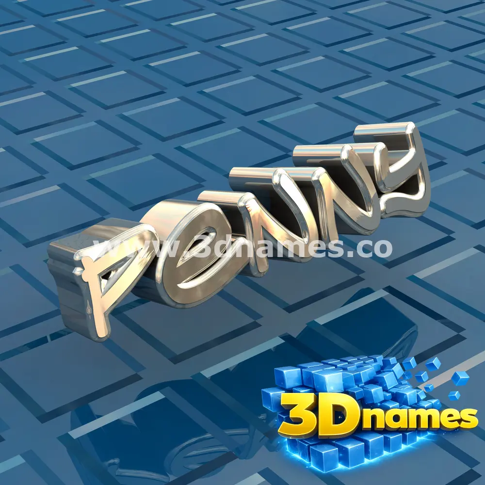 penny in Blue Bling style - 3D name wallpaper