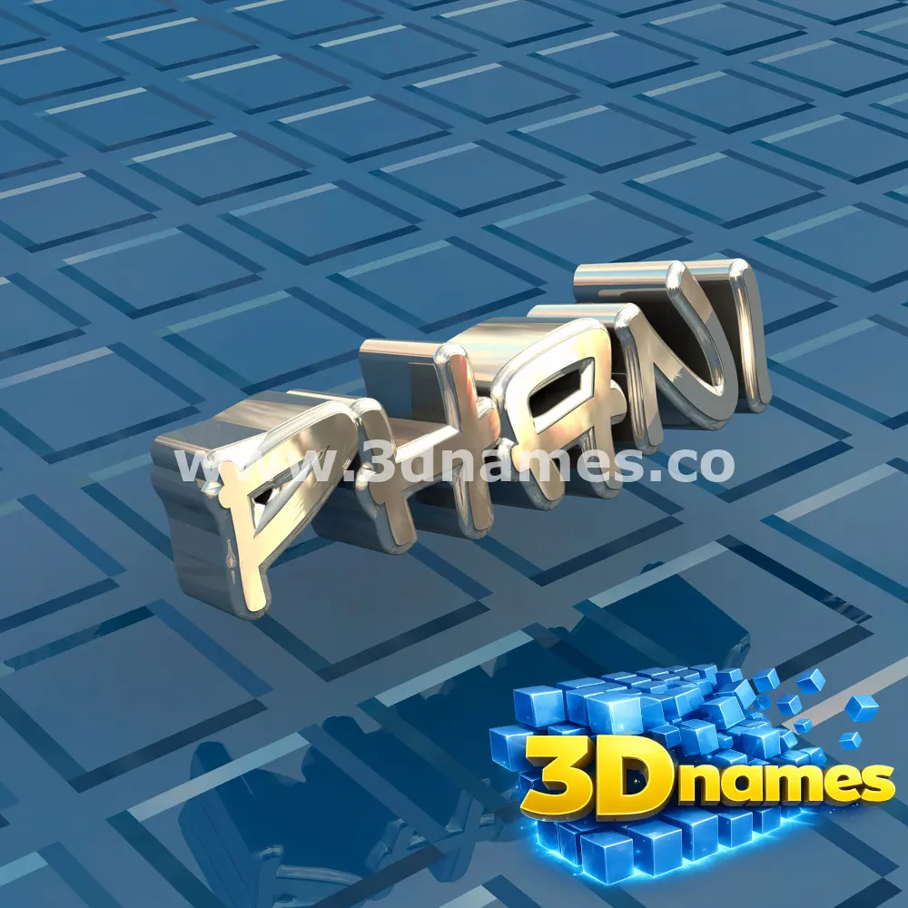 phani in Blue Bling style - 3D name wallpaper