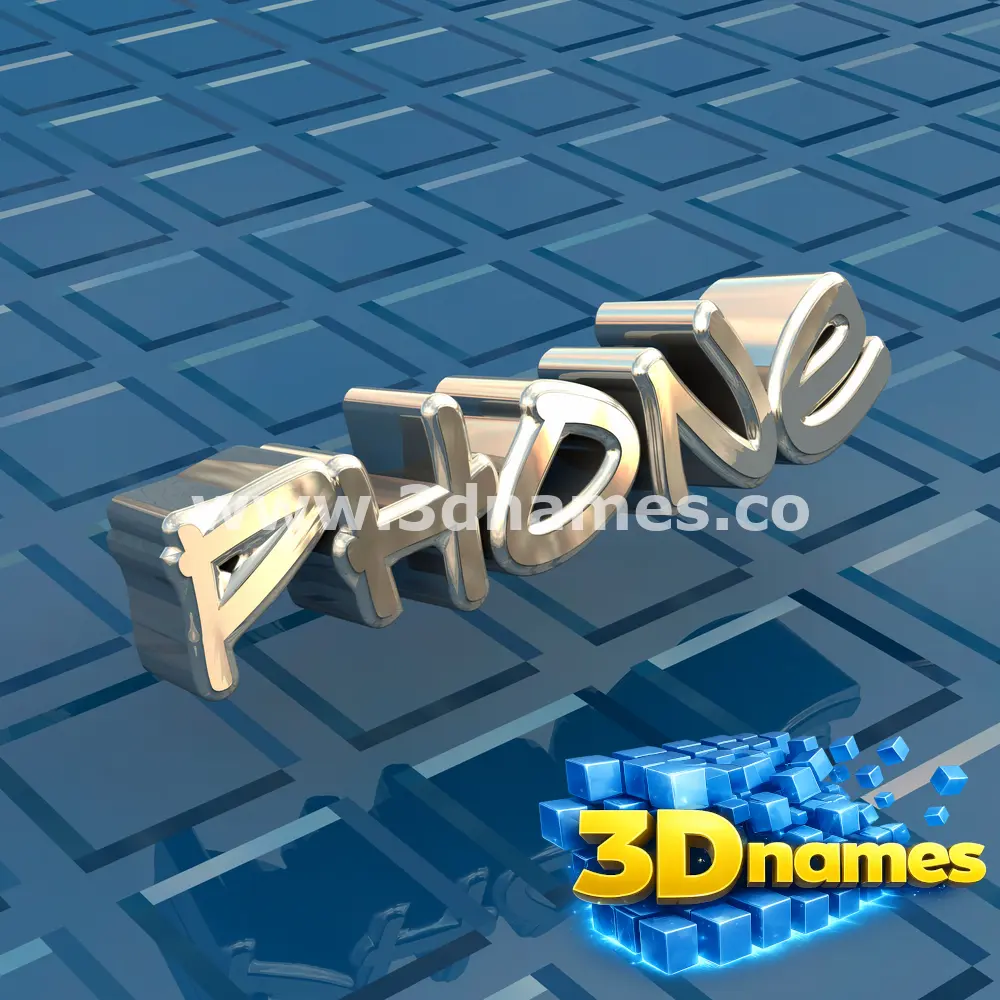 phone in Blue Bling style - 3D name wallpaper