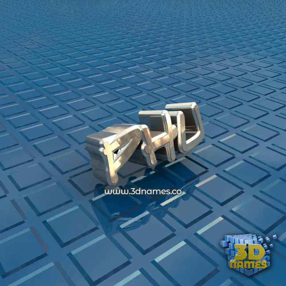 phu in Blue Bling style - 3D name wallpaper