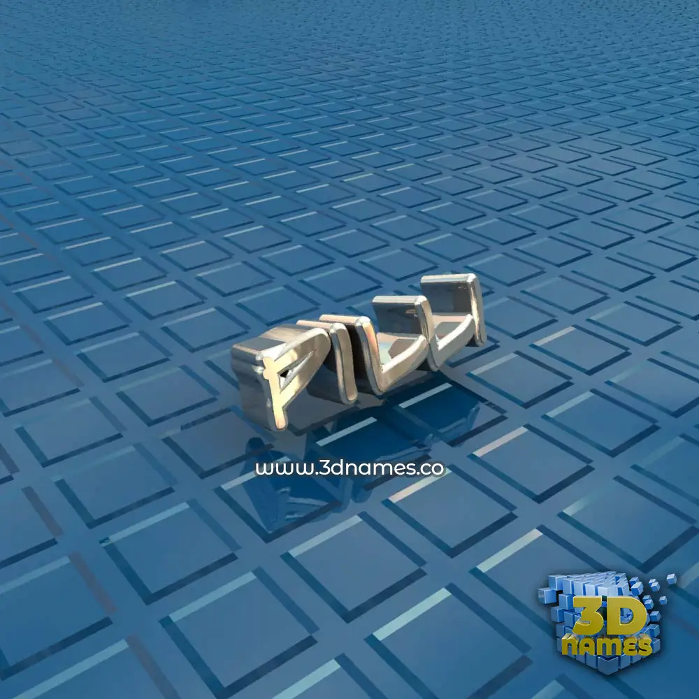 pilli in Blue Bling style - 3D name wallpaper