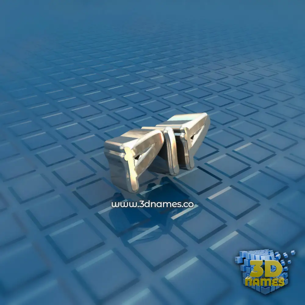 pip in Blue Bling style - 3D name wallpaper