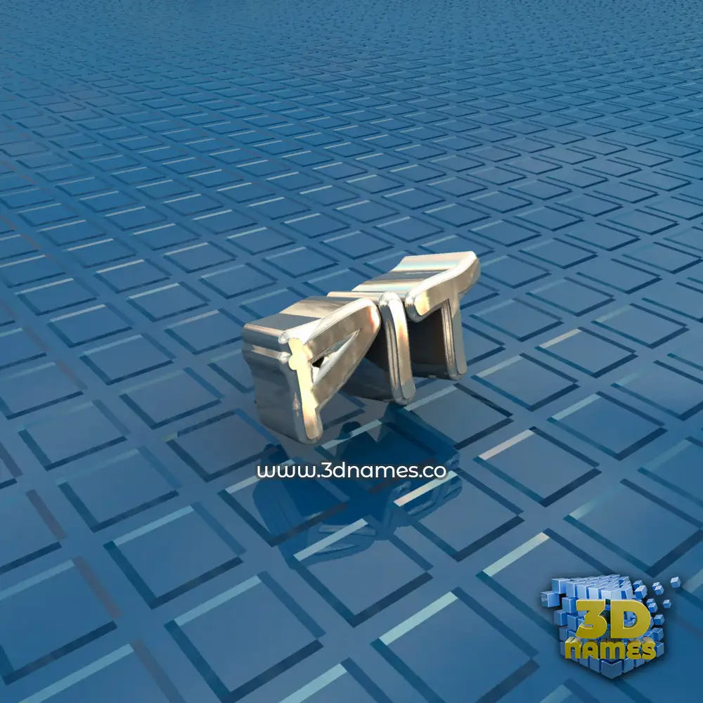 pit in Blue Bling style - 3D name wallpaper