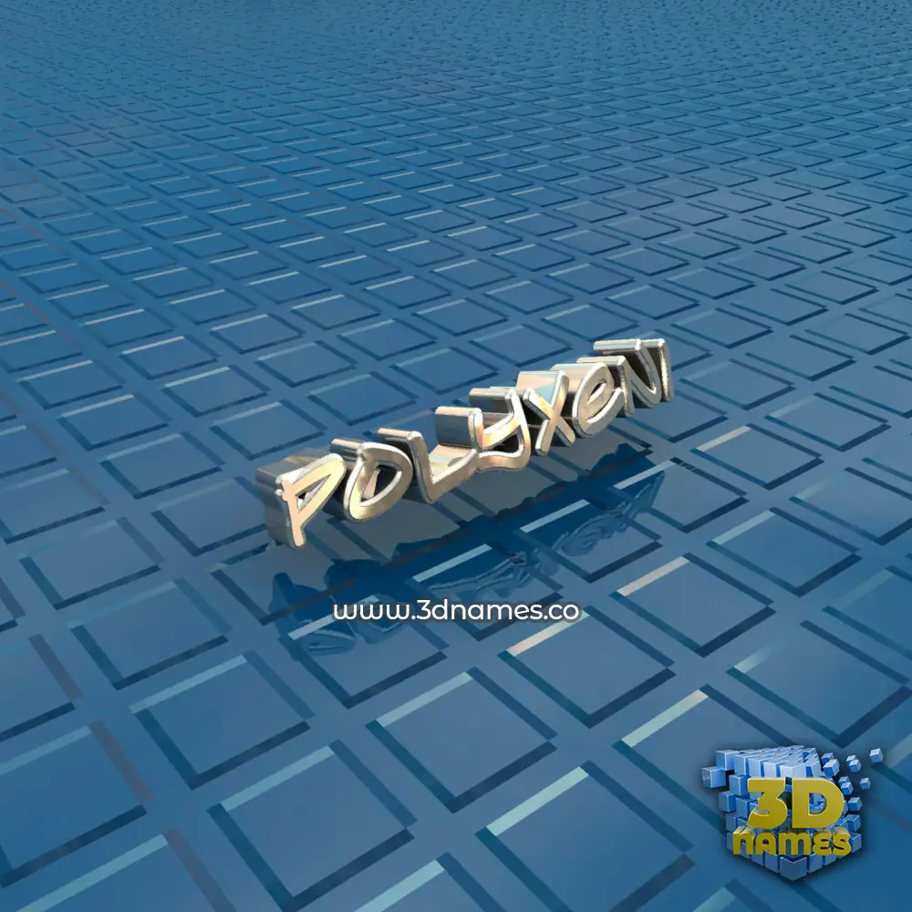polyxeni in Blue Bling style - 3D name wallpaper