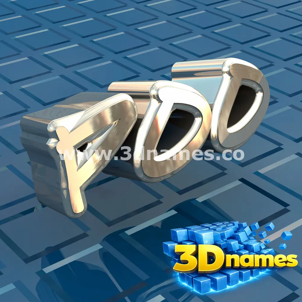 poo in Blue Bling style - 3D name wallpaper