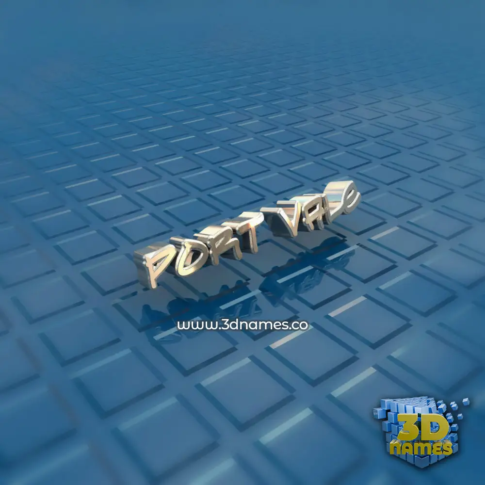 port vale in Blue Bling style - 3D name wallpaper