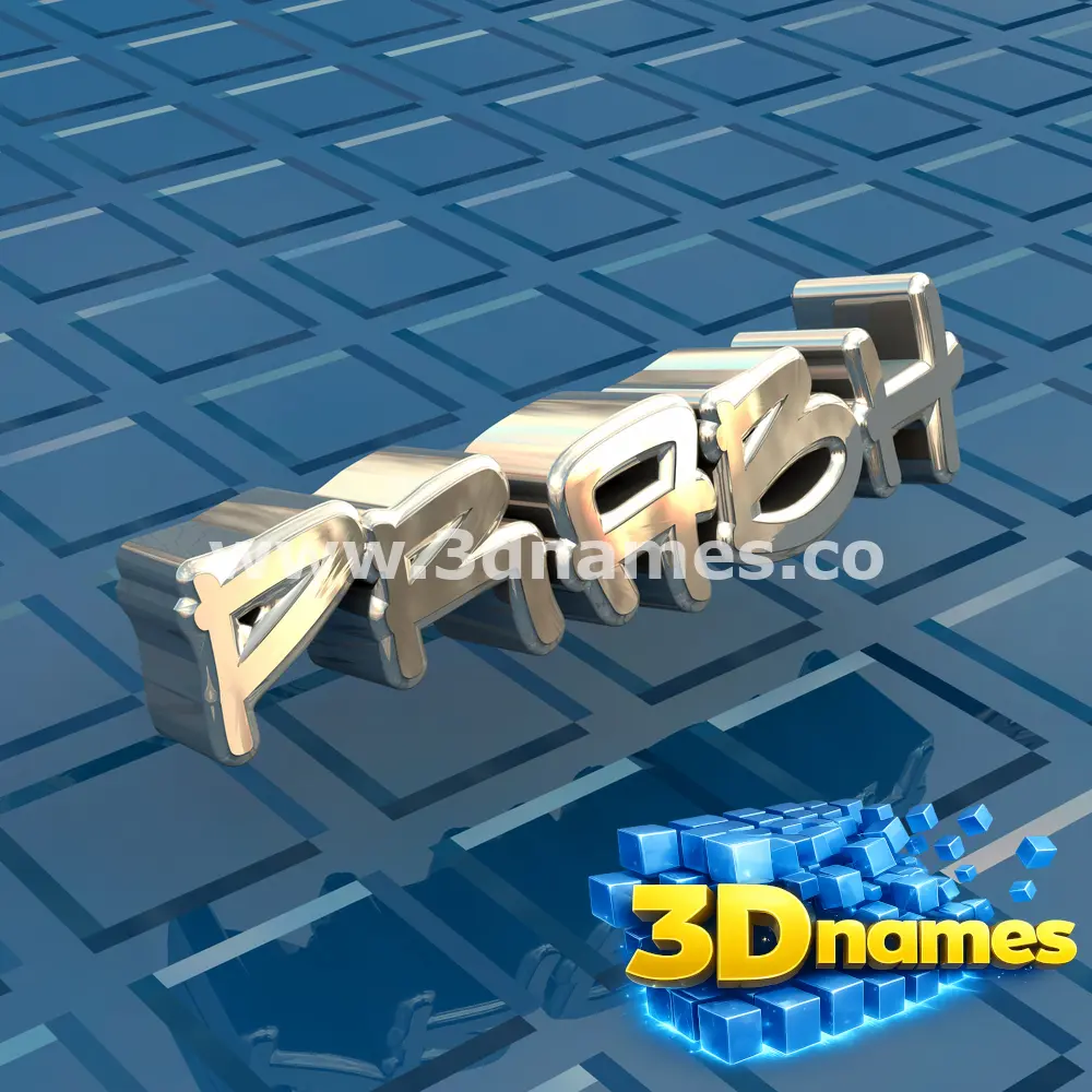 prabh in Blue Bling style - 3D name wallpaper