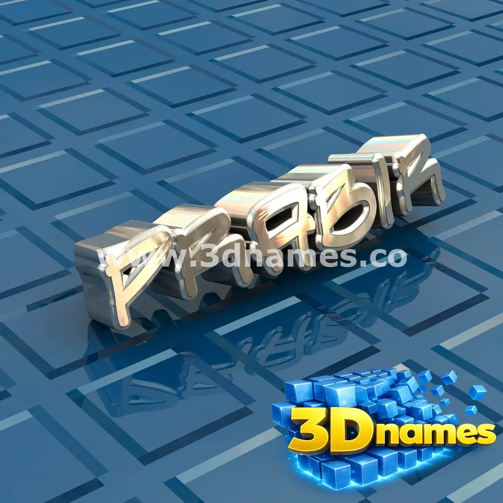 prabir in Blue Bling style - 3D name wallpaper