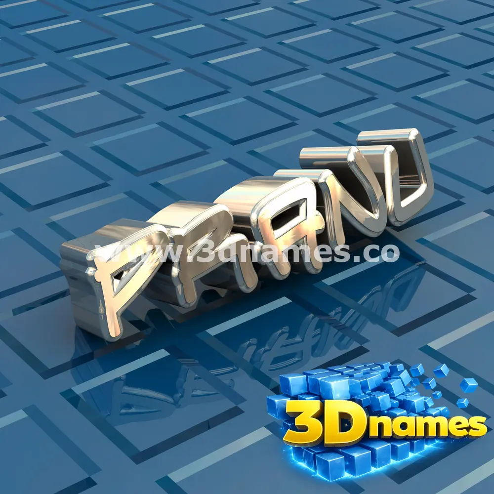 pranu in Blue Bling style - 3D name wallpaper