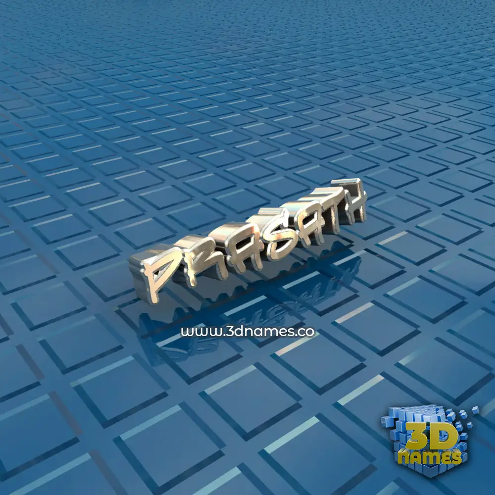 prasath in Blue Bling style - 3D name wallpaper