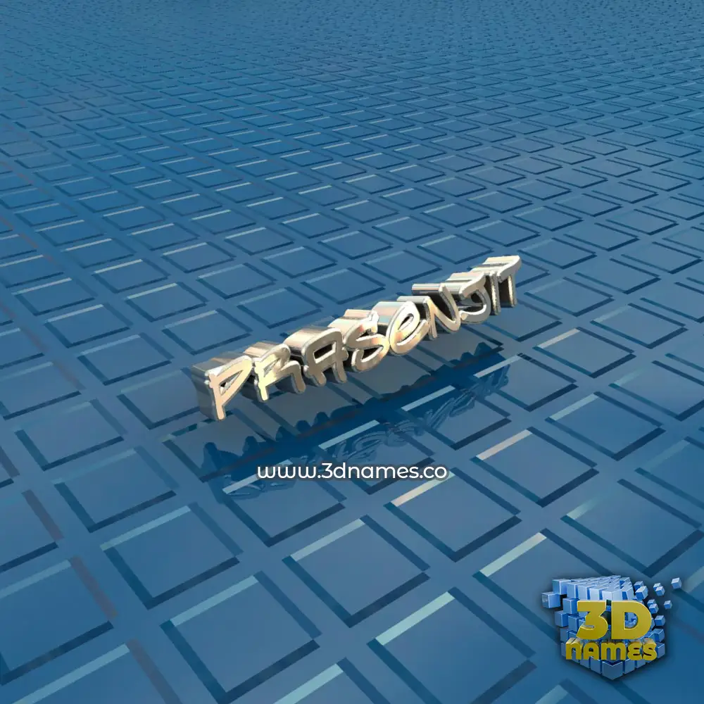 prasenjit in Blue Bling style - 3D name wallpaper