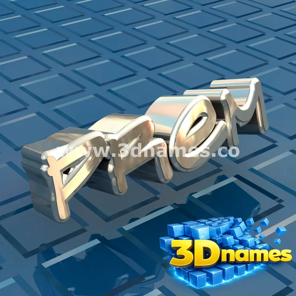 prem in Blue Bling style - 3D name wallpaper