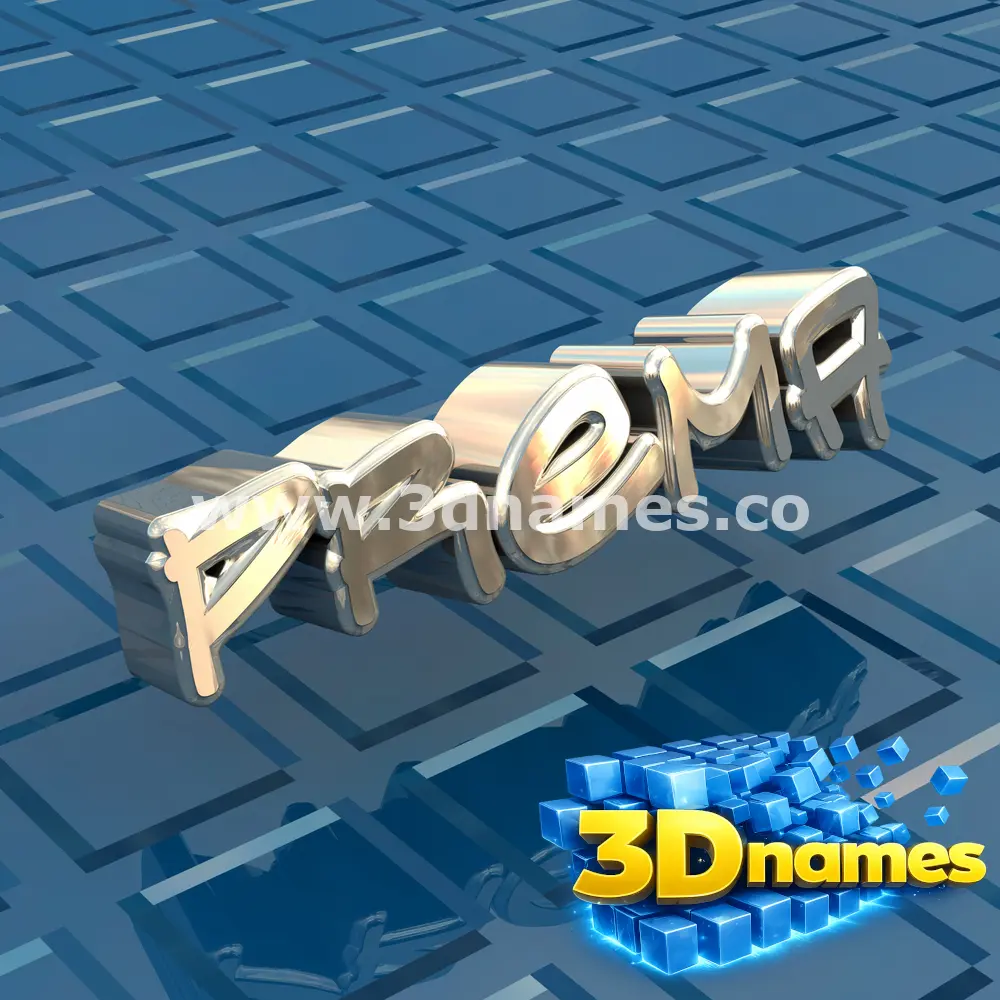 prema in Blue Bling style - 3D name wallpaper