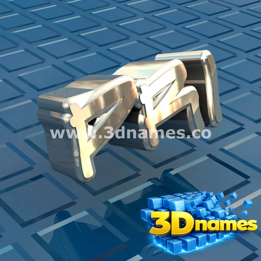 pri in Blue Bling style - 3D name wallpaper