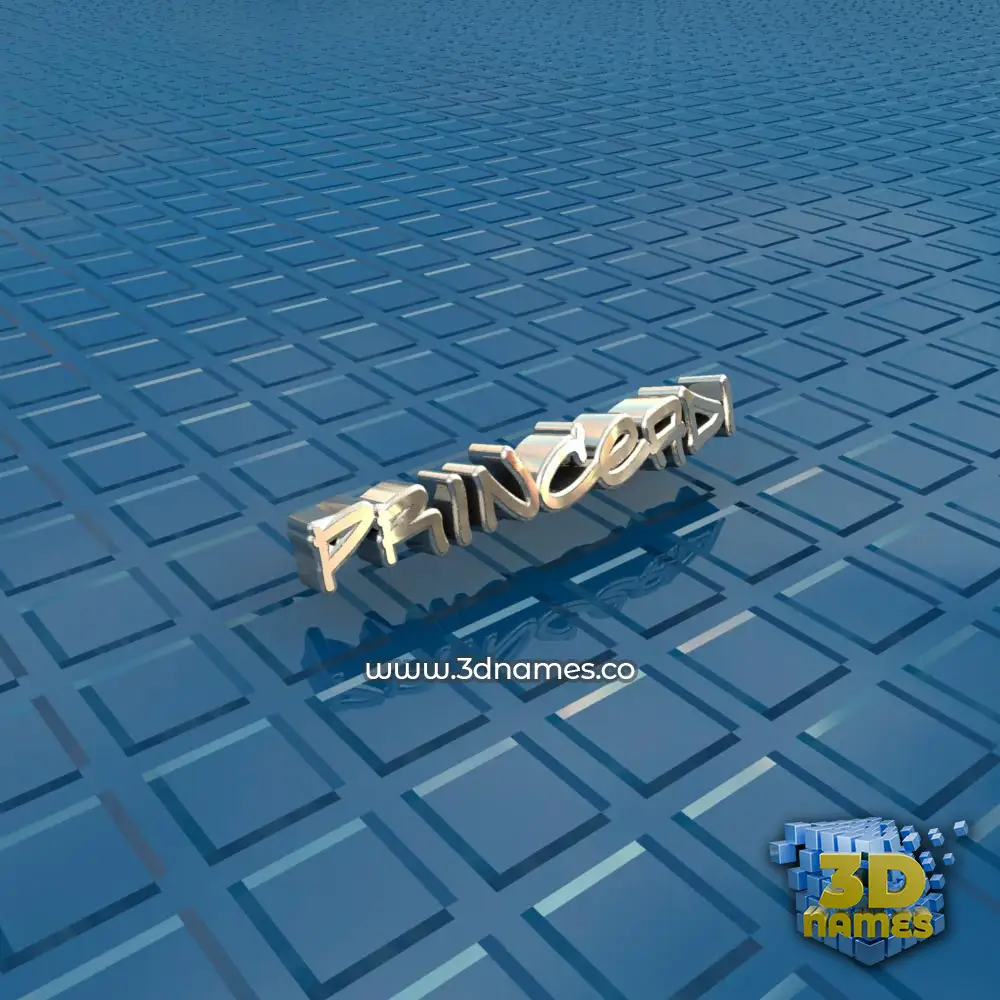 princeadi in Blue Bling style - 3D name wallpaper