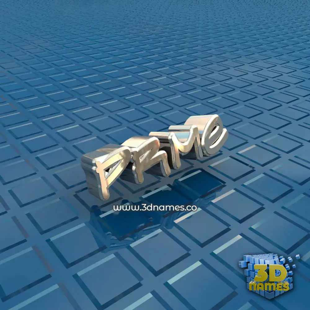prme in Blue Bling style - 3D name wallpaper
