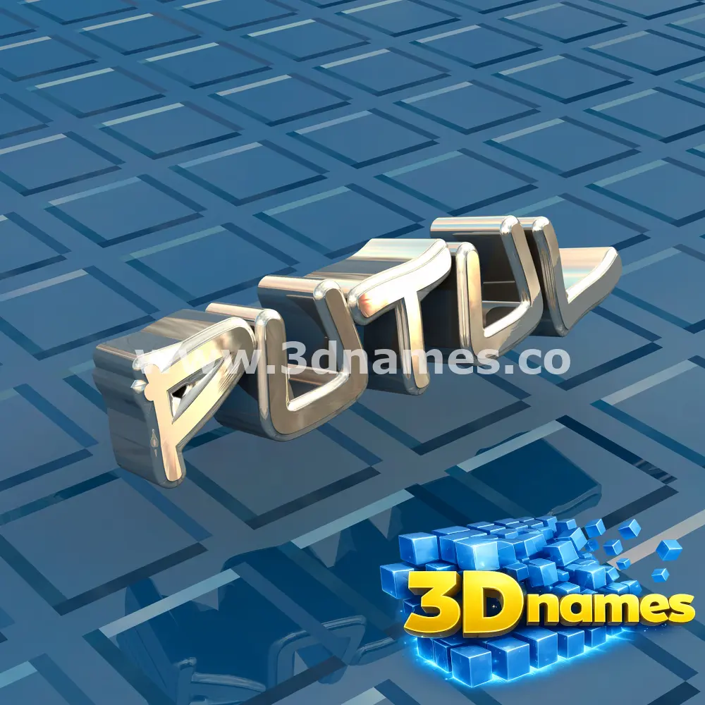 putul in Blue Bling style - 3D name wallpaper
