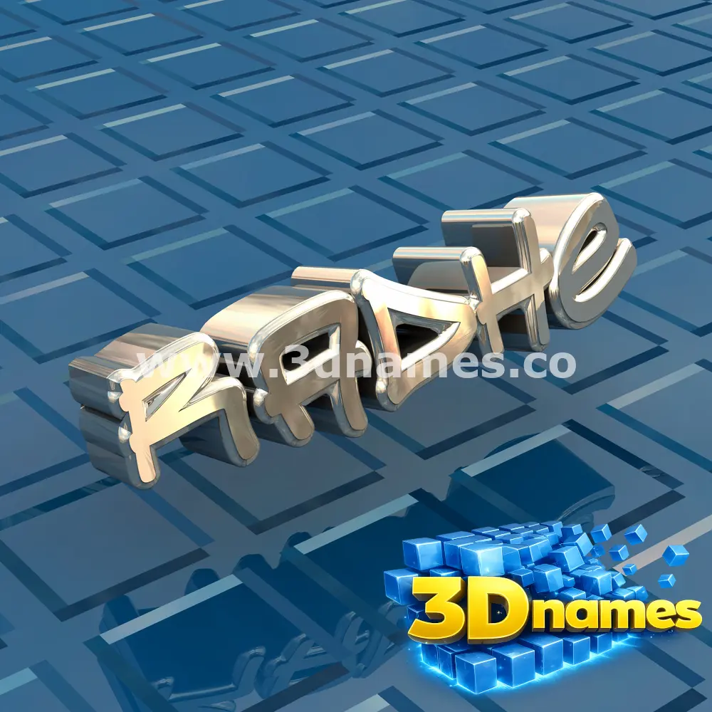 radhe in Blue Bling style - 3D name wallpaper